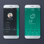 Mobile app - green version
